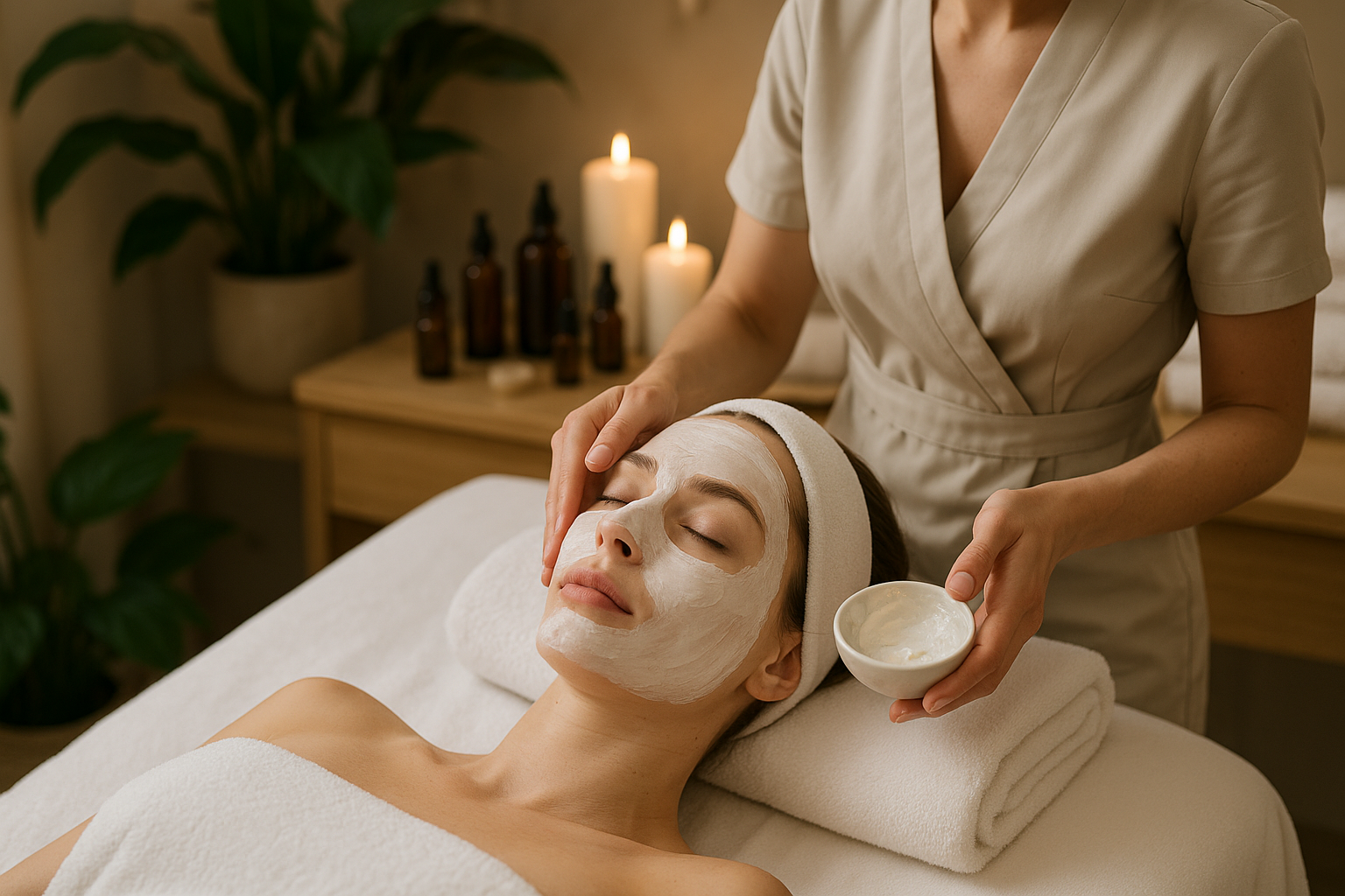 Facial, Massage & Wax